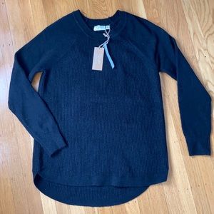 New with tags - RD Style Rowca Recycled Crew Neck Pullover, Black, Size M